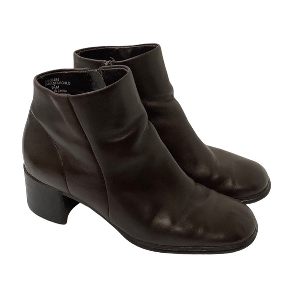 White Mountain Fairchild leather‎ ankle boots size 8.5 - Picture 1 of 8
